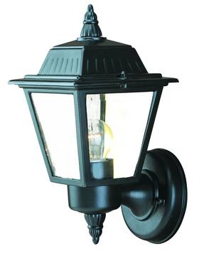 Homeroots 700513133270 Matte Black Cast Aluminum Outdoor Wall Light
