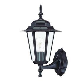 Homeroots 700513133386 Antique Bronze Glass Lantern Wall Light Homeroots 700513133386 Antique Bronze Glass Lantern Wall Light