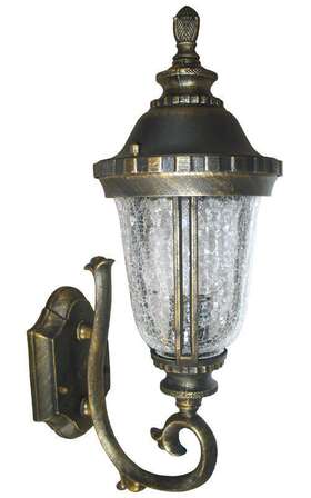Wx0051-wu-bg House Guard Hardware Multi-pack Outdoor Cast Aluminum Lighting Fixture Lantern Wall Sconce Blackgold