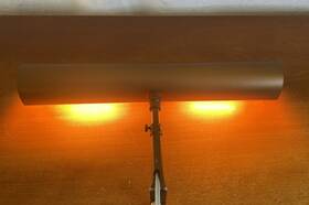 T14-56 House Of Troy Vintage 2-bulb Plug-in Picture Art Light Bronze Finish 14 Inch