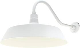 Htm Lighting Solutions 810218230072 Barn Light 21 Inch White Shade With 22 Gooseneck Arm