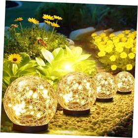 Waterproof.88ftftcracked Huaxin550 Hua-250111-002 Solar Globes Outdoor Glass Lights Bright 4