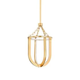 Style-20.5 Hudson Valley Lighting 2913-agb Tournu - 28w 1 Led Lantern In Modern