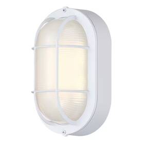 Hukoro 726084043466 8.5 Inch White Bulkhead Outdoor Hardwired Ellipse Frosted Glass Shade Wall Lanter Hukoro 726084043466 8.5 Inch White Bulkhead Outdoor Hardwired Ellipse Frosted Glass Shade Wall Lanter
