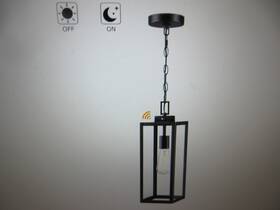 F15171-bk-s Hukoro Alfa 17 Inch 1-light Matte Black Outdoor Hanging Lantern Pendant Light W Glass F15171-bk-s Hukoro Alfa 17 Inch 1-light Matte Black Outdoor Hanging Lantern Pendant Light W Glass