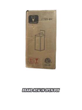 F17801-wh Hukoro Martin 13 Inch 1-light White Hardwired Outdoor Wall Lantern Sconce