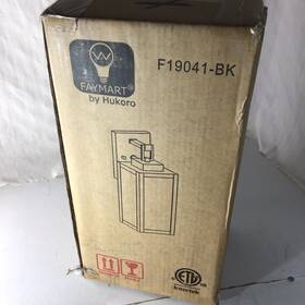 F19041-bk Hukoro 1-light Black Wall Sconce Exterior 14 Inch H