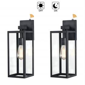 F88712-11i-s Hukoro Martin 17.5 Inch 1-light Matte Black Hardwired Outdoor Wall Lantern Sconce
