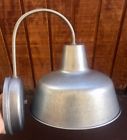 Hum1691am-a Sc-9 Like W4595 Intertek Rustic Galvanized Light Fixture Shade Industrial Barn Lighting New