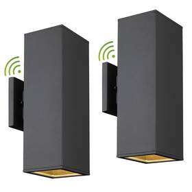 Hcwlf040b Huneason Outdoor Wall Light 2 Pack Dusk To Dawn Fixture 13 Inch Waterproof