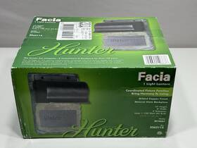 M10667 Hunter Wall Light Lantern Fixture Slate Backplate Discontinued Rare