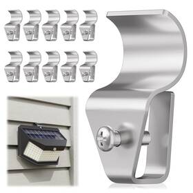 Huxor 034948705703 10 Pack Vinyl Siding Hooks For Solar Outdoor Lights Clips Hanging Motion Sen Huxor 034948705703 10 Pack Vinyl Siding Hooks For Solar Outdoor Lights Clips Hanging Motion Sen