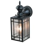 Hz-4152-bk Heath Zenith Black Motion Activated Outdoor Wall Mount 016963241527