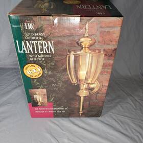 I D C 756233362186 Idc Motion Sensor Solid Brass Outdoor Lantern Light 180 50ft Detection