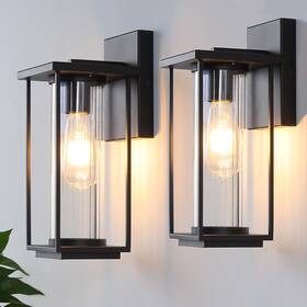 L2505 Idpusen Outdoor Lights For House Large Porch Wall Black S