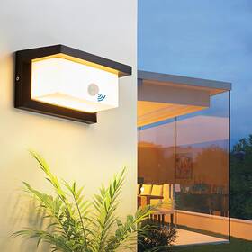 191025 Ikenta Motion Sensor Outdoor Porch Lights 18w 3000k Ip65 Waterproof Exterior