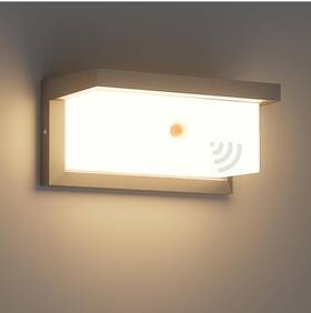 1910aa Ikenta Motion Sensor Outdoor Porch Lights 18w 3000k Ip65 Waterproof Exterior Wired W