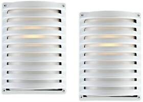 61e60 Industrial Outdoor Wall Lights Fixtures Set Of 2 White 10inch Glass For Exterior 61e60 Industrial Outdoor Wall Lights Fixtures Set Of 2 White 10inch Glass For Exterior