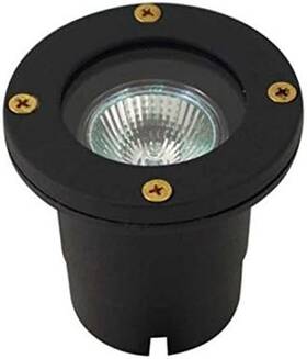 5010-bk Industries Cast Aluminum Low Voltage Mr16 20 Watt Well Light Black