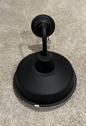 Wl030-30-bk Intertek 13 Inch Tall Outdoor Wall Sconce Black Mounting Screw Missing