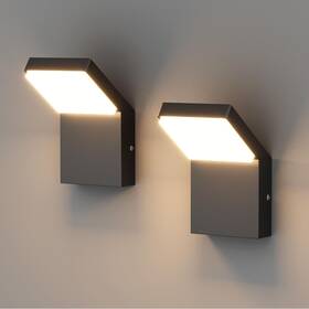 Gw030 Irotine Iroutine 24w Led Wall Lights Set Of 2 Modern 3000k 1300lm Porch Light