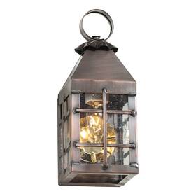 Gl163cop Irvins Country Tinware Small Barn Outdoor Wall Light In Solid Antique Copper