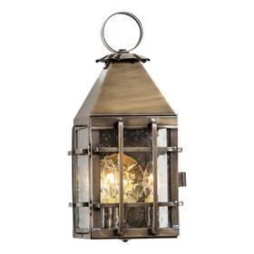 Gl171br Irvins Country Tinware Barn Outdoor Wall Light In Solid Weathred Brass - 3