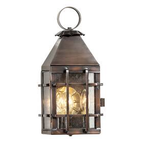 Gl171cop Irvins Country Tinware Barn Outdoor Wall Light In Solid Antique Copper - 3