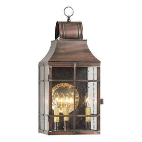 Gl98wcop Irvins Country Tinware Stenton Outdoor Wall Light In Solid Antique Copper