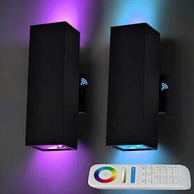 Iyogaled 720310873490 Up And Down Lights Outdoor Wall Rgb Led Dusk To Dawn