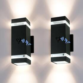 Iyogaled 720310875050 Motion Sensor Outdoor Wall Lights With 3 Lighting Modes Dusk To Dawn Porch L