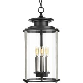 Pp8185bk James Allan Pp8185 Nova 10inch.w 3 Light Outdoor Mini Pendant Black