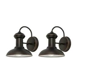 T270 Jameson Globe 2-pack 1-light Oil Rubbed Bronze Outdoor Wall Sconce New