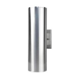 Hdx001ov3ddv Jazava Brushed Nickel Stainless Steel Outdoor Hardwired Wall Sconce Cylinder Ob