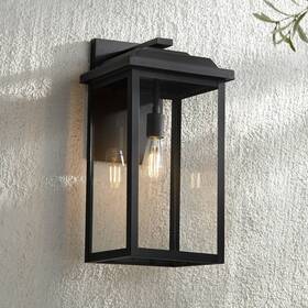 10-2101-207 John Timberland Eastcrest Modern Outdoor Wall Light Fixture Textured Black 20 1/2 Inch For Exterior