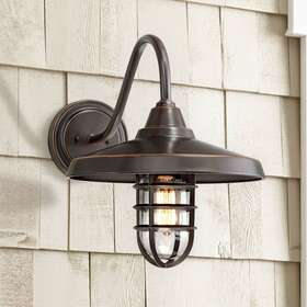 19-6185-26p John Timberland Marlowe 16 3/4 Inch High Bronze Metal Outdoor Wall Light 19-6185-26p John Timberland Marlowe 16 3/4 Inch High Bronze Metal Outdoor Wall Light
