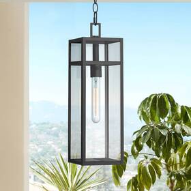 3a10061a-m-h John Timberland San Lucas 19 1/2 Inch Sand Black Outdoor Hanging Light