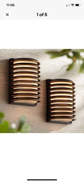 98999 John Timberland Industrial Outdoor Wall Lights Fixtures Set Of 2 Bronze 10 Inch Glass For Exterior