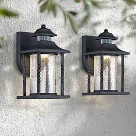 Ks1051n John Timberland Westray 11 1/2 Inch H Black Motion Sensor Led Outdoor Wall Light Set Of 2 Ks1051n John Timberland Westray 11 1/2 Inch H Black Motion Sensor Led Outdoor Wall Light Set Of 2