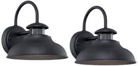 Ks150p8 John Timberland Midland 9 Inch High Dusk-to-dawn Led Motion Sensor Light Set Of 2