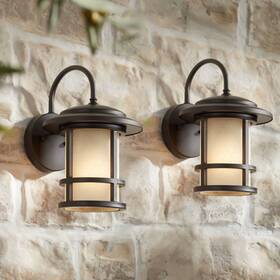 Ks266p8 John Timberland Cressona 12 Inch High Oil-rubbed Bronze Outdoor Wall Light Set Of 2 Ks266p8 John Timberland Cressona 12 Inch High Oil-rubbed Bronze Outdoor Wall Light Set Of 2