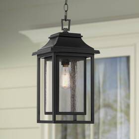Lvb1029-odhl-l John Timberland Cecile 19 1/2 Inch High Painted Black Outdoor Hanging Lantern Lvb1029-odhl-l John Timberland Cecile 19 1/2 Inch High Painted Black Outdoor Hanging Lantern
