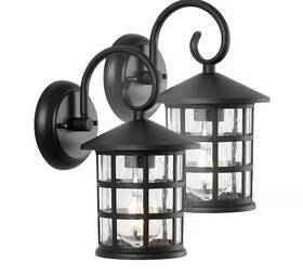 Jonathan Y 840011419954 Cadiz 1-light Iron/seeded Glass Cottage Rustic Led Black Set Of 2 Jonathan Y 840011419954 Cadiz 1-light Iron/seeded Glass Cottage Rustic Led Black Set Of 2