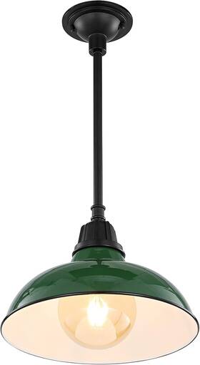 Jyl7611f Jonathan Y Jasper 12.25 Inch 1-light Farmhouse Industrial Iron Led Pendant