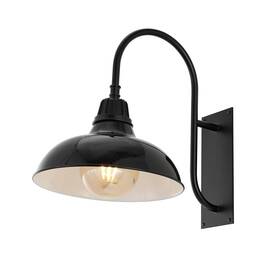 Jyl7614b Jonathan Y Stanley 12.25 Inch 1-light Farmhouse Industrial Black