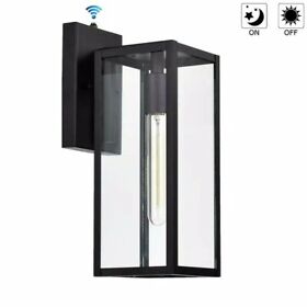 A20001p Jushua 1-light Matte Black Outdoor Wall Lantern Sconce With Sensor A20001p Jushua 1-light Matte Black Outdoor Wall Lantern Sconce With Sensor