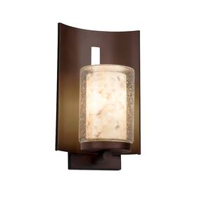 Alr-7591w-10-dbrz-led1-700 Justice Design Led Embark 1lt Sconce Bronze -