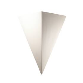 Cer-1140w-bis Justice Design Ambiance Big Tri Sconce Outdoor Bisque Incan