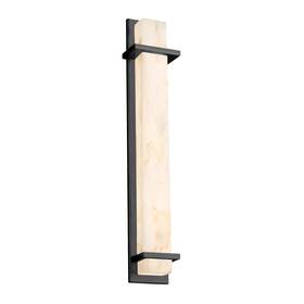 Alr-7616w-mblk Justice Design Group Alr-7616w Alabaster Rocks 36 Inch Tall Led - Black