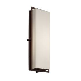 Fsn-7564w-opal-dbrz Justice Design Group Fsn-7564w-opal Fusion 18 Inch Tall Led Outdoor - Bronze Fsn-7564w-opal-dbrz Justice Design Group Fsn-7564w-opal Fusion 18 Inch Tall Led Outdoor - Bronze